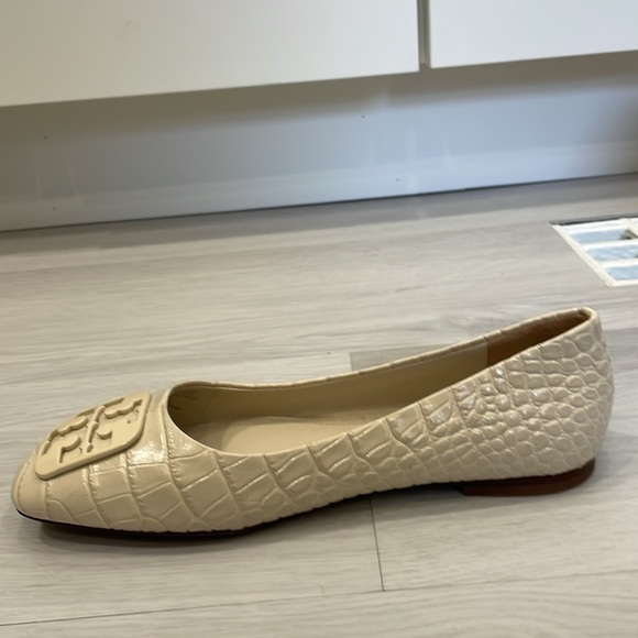 NWOT Tory Burch Georgia Ballet Flats in New Cream - Picture 8 of 15